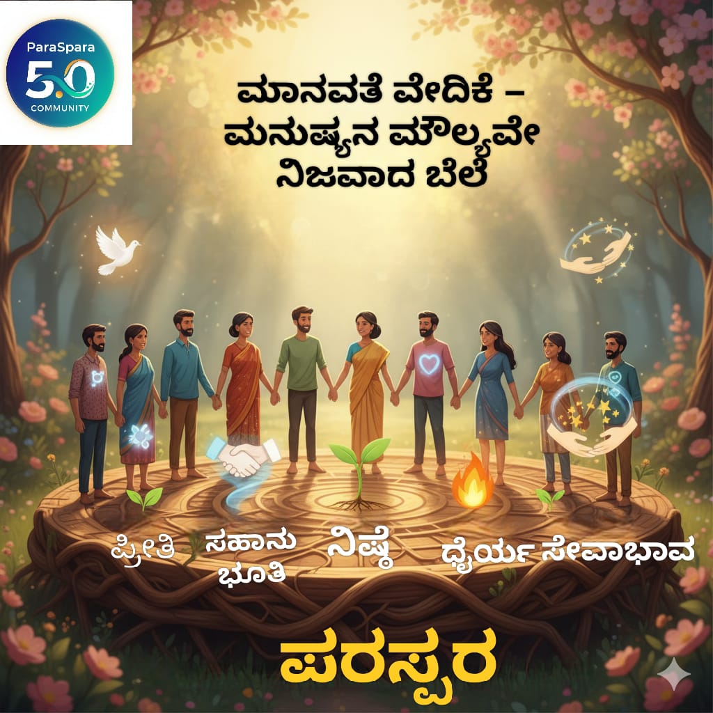 ಮಾನವತೆ ವೇದಿಕೆ – ಮನುಷ್ಯನ ಮೌಲ್ಯವೇ ನಿಜವಾದ ಬೆಲೆ