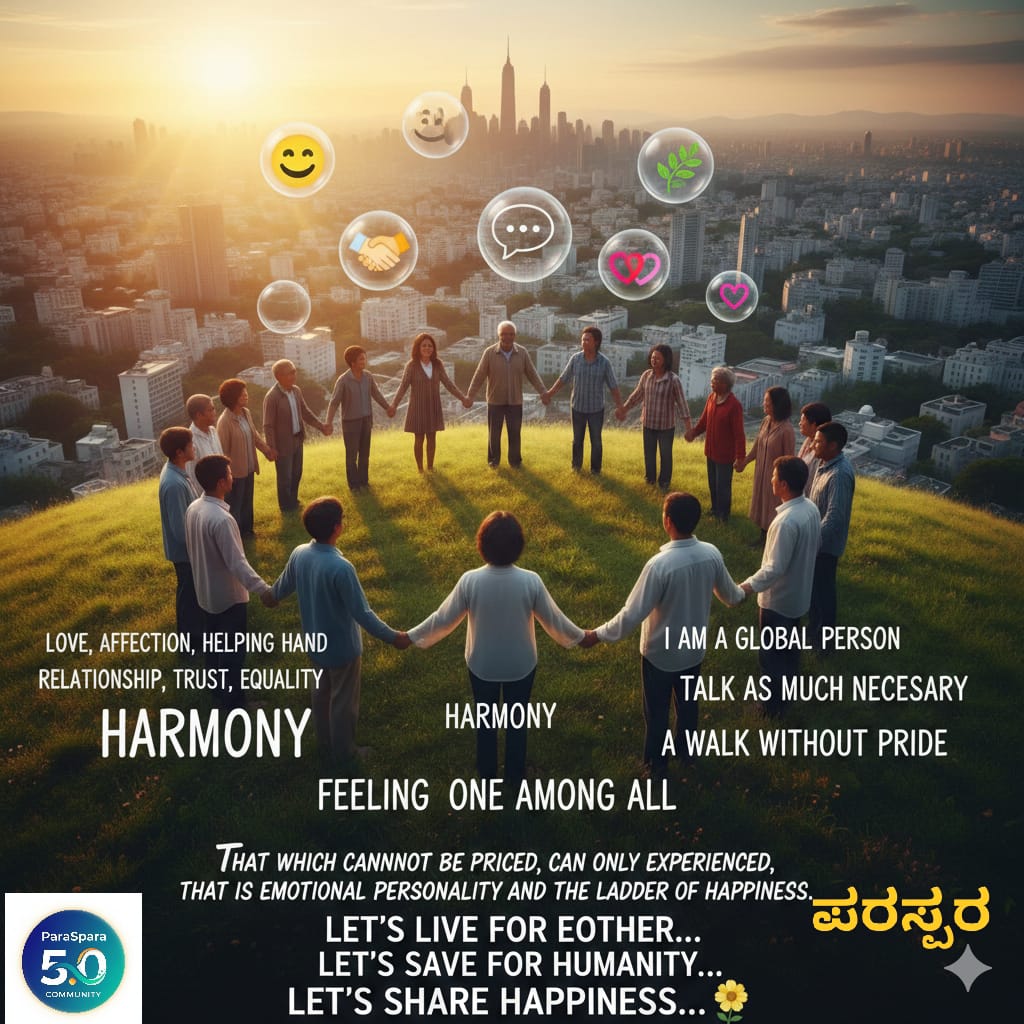 *ಪರಸ್ಪರ ಸಮೂಹ ಕುಟುಂಬದಲ್ಲಿ – ವ್ಯಕ್ತಿತ್ವದ ನಿಜವಾದ ಬೆಳಕು*